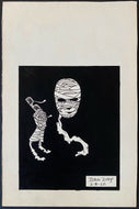 Original Dan Day Comic Art Artist 2-8-20 Vintage Mummy Artwork