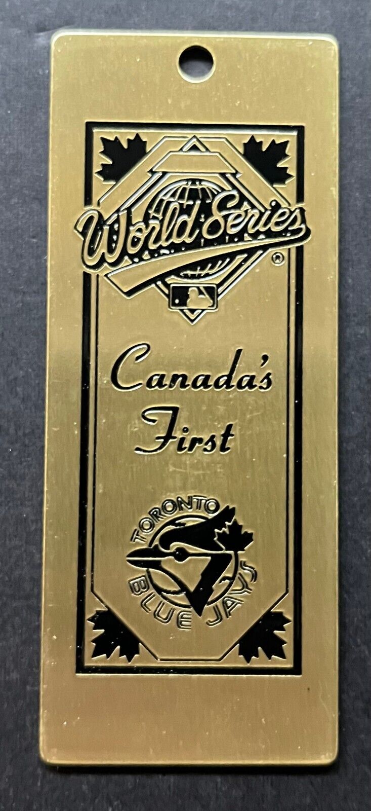 192 World Series Gala Gift Keychain Toronto Blue Jays Vintage MLB Baseball