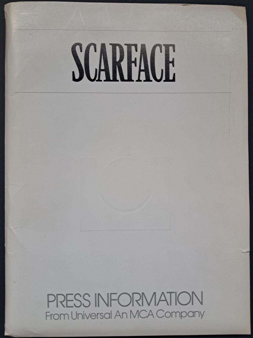 1983 Scarface Full Press Information Kit Photos x18+Production Notes+Profiles