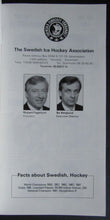 Load image into Gallery viewer, 1991 Canada Cup Hockey Tournament - Team Sweden Media Guide Mats Sundin
