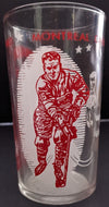 1960-61 Henri Richard York Peanut Butter Glass NHL Montreal Canadiens VTG