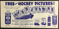 1961 NHL Bee Hive Hockey Pictures Checklist Vintage Sports St. Lawrence Starch