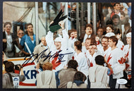 1991 Mark Messier Autographed Signed Team Canada Oversized Photo Vintage JSA COA