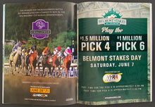 Load image into Gallery viewer, 2014 Belmont Stakes Horse Race Program + $2 Win Ticket On California Chrome
