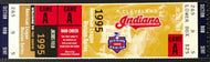1995 ALDS Game 1 MLB Full Ticket Cleveland Indians vs Boston Red Sox Baseball