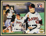 1992 Upper Deck Nolan Ryan Autographed Baseball Card Photo Angels Signed