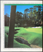 Load image into Gallery viewer, 2001 Vintage PGA Golf Masters Program Tiger Woods Slam Augusta National
