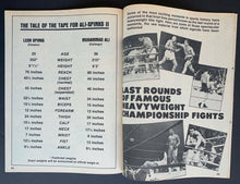 Load image into Gallery viewer, 1978 Super Fight Vintage Boxing Magazine Muhammad Ali v Michael Spinks on Cover
