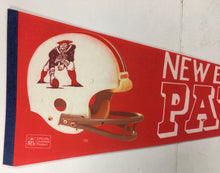 Load image into Gallery viewer, New England Patriots NFL Football Pennant Full Size 29&quot; Vintage Tom Brady
