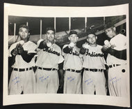 Type 1 International News Photo MLB Cleveland Indians Doby Garcia Lemon Wynn