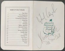 Load image into Gallery viewer, 1992 Masters Champion Fred Couples Autographed Augusta National Club Scorecard
