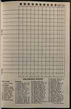 Load image into Gallery viewer, 1979 MLB Spring Training Scorecard Montreal Expos Philadelphia Phillies
