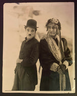 1925 Charlie Chaplin The Little Tramp And His Brother Fun Studio Photo Vintage 1