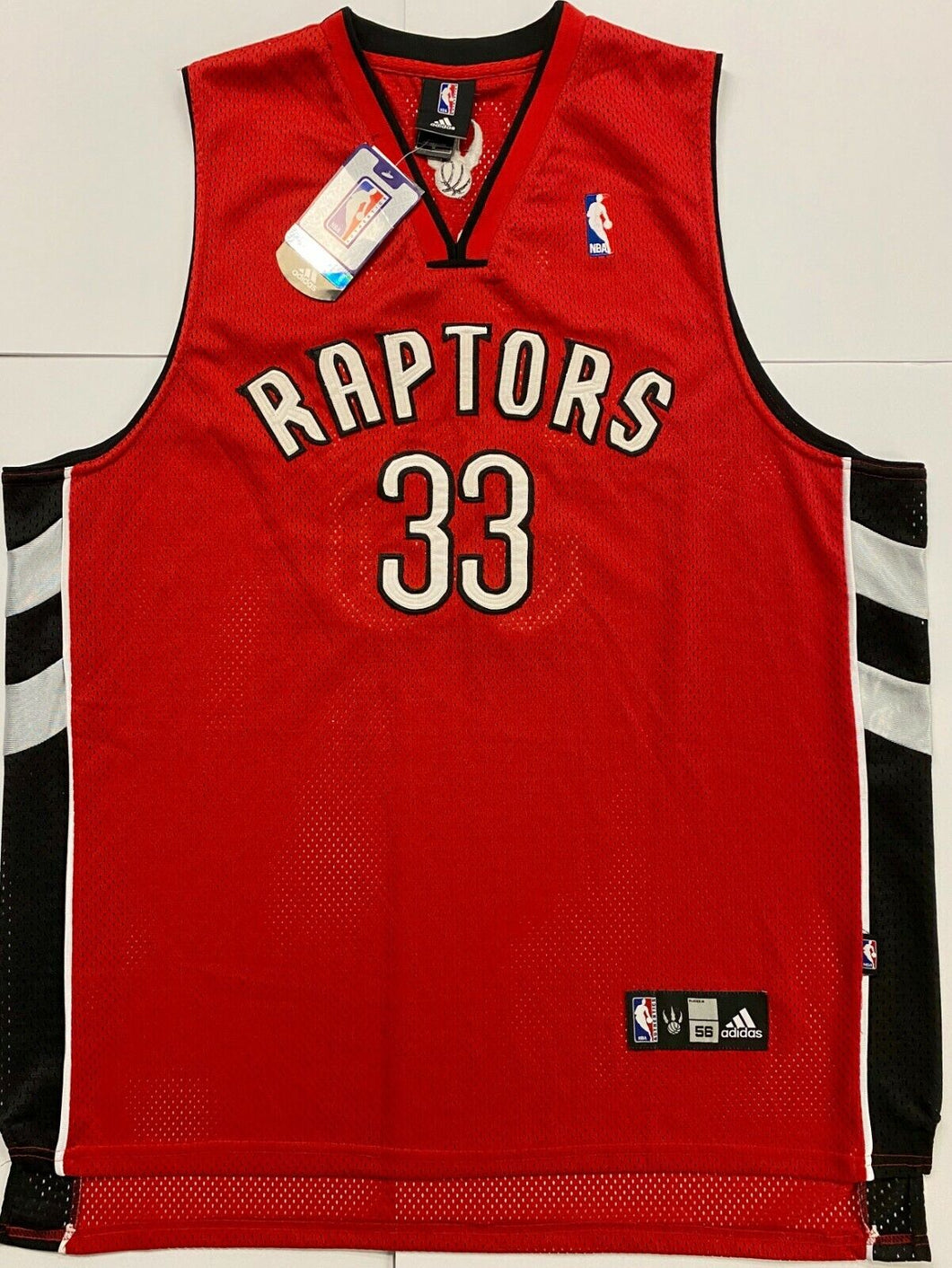 Jamario Moon Toronto Raptors Jersey #33 Adidas Size 56 Authentic NBA New + Tags
