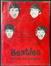 Load image into Gallery viewer, 1964 Vintage Beatles Nylon Stockings Nems Brand Vroom And Dreesmann NOS!
