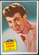 1957 Topps Hit Stars Trading Card Bobby Darin #25 Non Sports Vintage