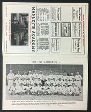 Load image into Gallery viewer, 1941 MLB Baseball Shibe Park Program Philadelphia Athletics vs Detroit Tigers
