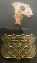 Load image into Gallery viewer, 1988 Seoul XXIV Summer Olympic Games Limited Edition Framed Pins Vintage Sports
