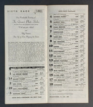 Load image into Gallery viewer, 1959 Woodbine Racetrack 100th Running Queen's Plate Program New Providence
