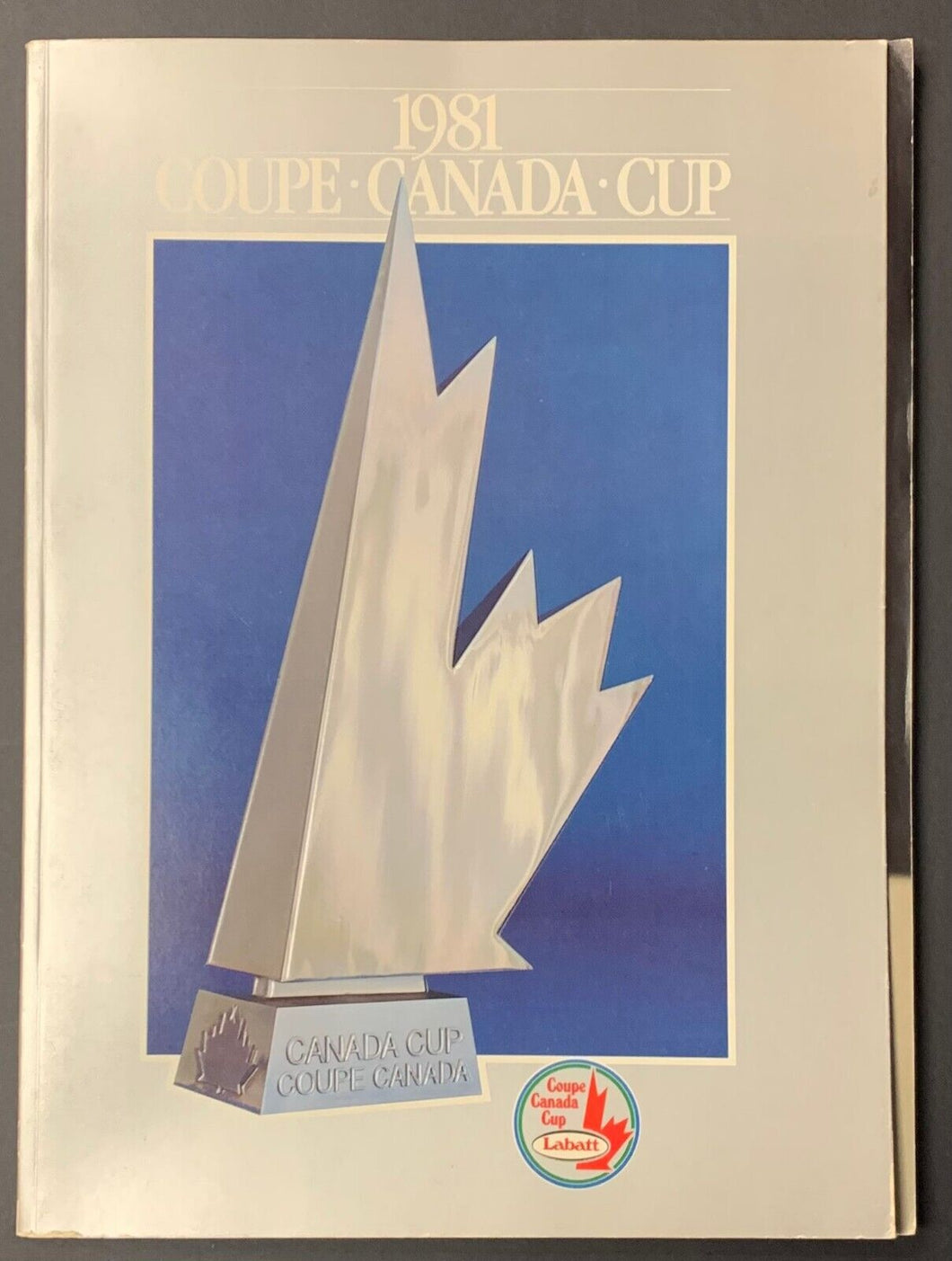 1981 Canada Cup Hockey Program Vintage Sports Sweden USA +