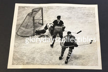 Load image into Gallery viewer, 1939 New York Americans vs Rangers Wire/Press PHOTO Vtg Hockey Last Game Season
