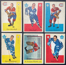 Load image into Gallery viewer, 1959-60 Parkhurst Hockey Cards Full Set NHL Punch Imlach Carl Brewer Vintage HOF
