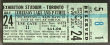 Load image into Gallery viewer, 1977 Emerson Lake And Palmer Concert Ticket Stub Tour Backstage Pass iCert VTG
