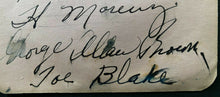 Load image into Gallery viewer, 1936-37 Signed NHL 11 Montreal Canadiens Howie Morenz Final Season Autographed
