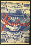 1953 MLB Baseball Yankee Stadium Program New York Yankees White Sox Mantle
