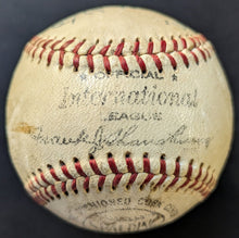 Load image into Gallery viewer, 1950s International League Baseball Signed Veteran Umprie Augie Guglielmo
