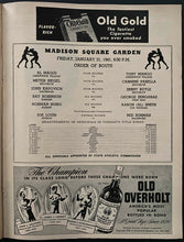 Load image into Gallery viewer, 1941 Heavyweight Championship Boxing Program Yankee Stadium Joe Louis v Burman
