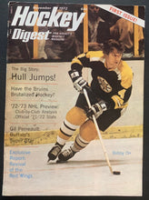 Load image into Gallery viewer, 1972 Hockey Digest Inaugural Issue Bobby Orr Pro Hockey NHL HOF Vintage Booklet
