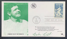 Load image into Gallery viewer, 1983 MLB New York Yankees Babe Ruth Four Vintage Baseball First Day Covers
