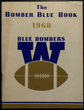 Load image into Gallery viewer, 1968 Vintage Canadian Football League Winnipeg Blue Bombers Media Guide Program

