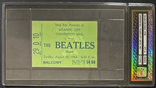 Load image into Gallery viewer, 1964 Atlantic City Convention Beatles Slabbed Concert Ticket Authenticated iCert
