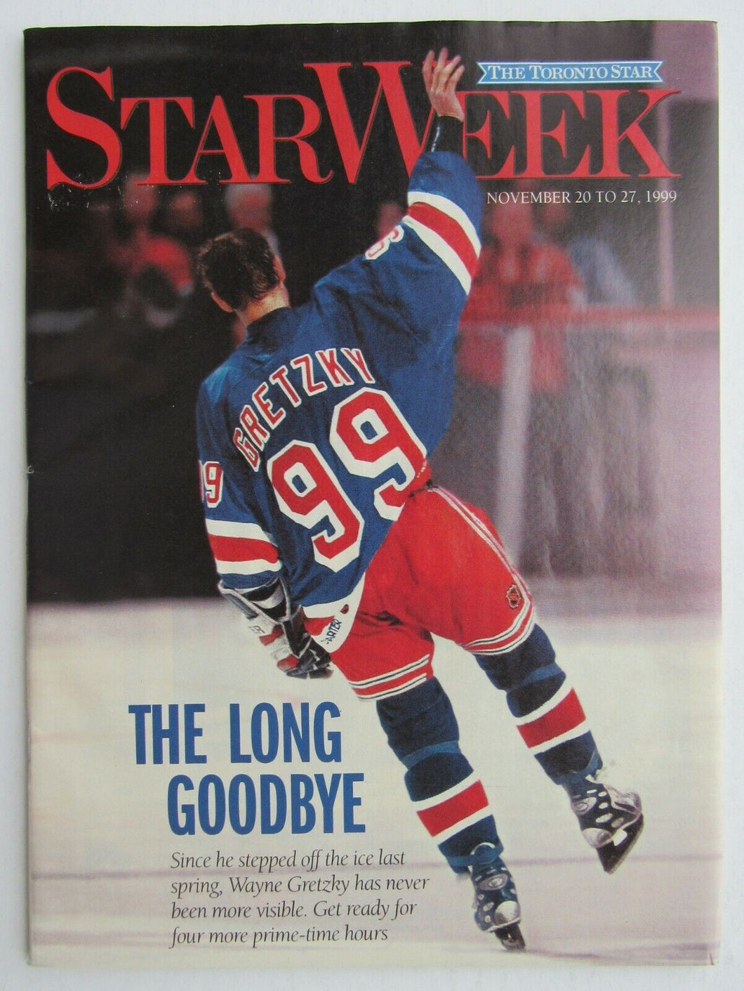 1999 Star Weekly Toronto Star Magazine - Hall Of Fame Induction Week G ...