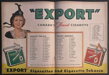 Load image into Gallery viewer, 1955 CFL Eastern Semi-FInal Program Hamilton Tiger Cats Toronto Argonauts
