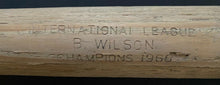 Load image into Gallery viewer, 1960 International League Baseball Champions Toronto Bob Wilson Game Used Bat

