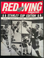 1964 Detroit Olympia Playoff Hockey Program Game 4 Stanley Cup Final Red Wings