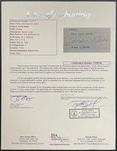 Load image into Gallery viewer, 1956 NHL Autographed Letter Montreal Canadiens Frank J Selke Signed JSA LOA
