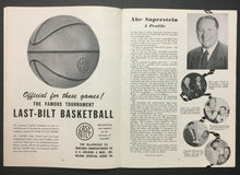 Load image into Gallery viewer, 1953 World Series Of Basketball Program College All Americans vs Harlem
