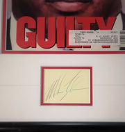 Autographed Framed Mike Tyson Sports Illustrated Magazine Cover