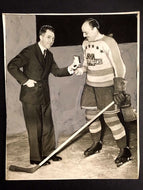 1937 New York Americans Ching Johnson Ford Frick Award Presentation Photo NHL