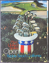 Load image into Gallery viewer, 1972 US Open Golf Championship Program 1st Major Tournament Pebble Beach History
