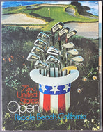 1972 US Open Golf Championship Program 1st Major Tournament Pebble Beach History