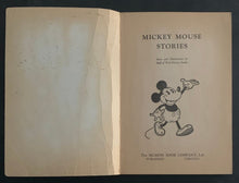 Load image into Gallery viewer, 1934 Mickey Mouse Stories Book Musson Book Company Vintage Original Toronto
