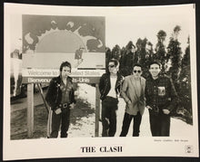 Load image into Gallery viewer, 1982 The Clash Studio Photo Influential Rock Band Bob Gruen Picture Music LOA
