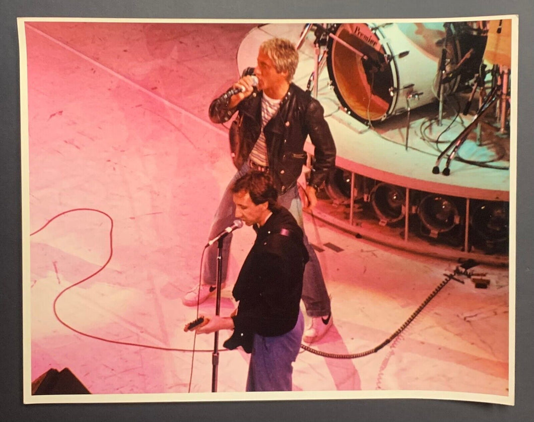 1982 Original Type 1 Concert Photo The Who Townsend + Daltrey Oversized 11x14