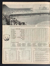 Load image into Gallery viewer, 1945 World Series Program Briggs Stadium Game 2 Detroit Tigers vs Chicago Cubs
