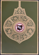 Circa 1970s Western Hockey League Christmas Card Unsigned Vintage